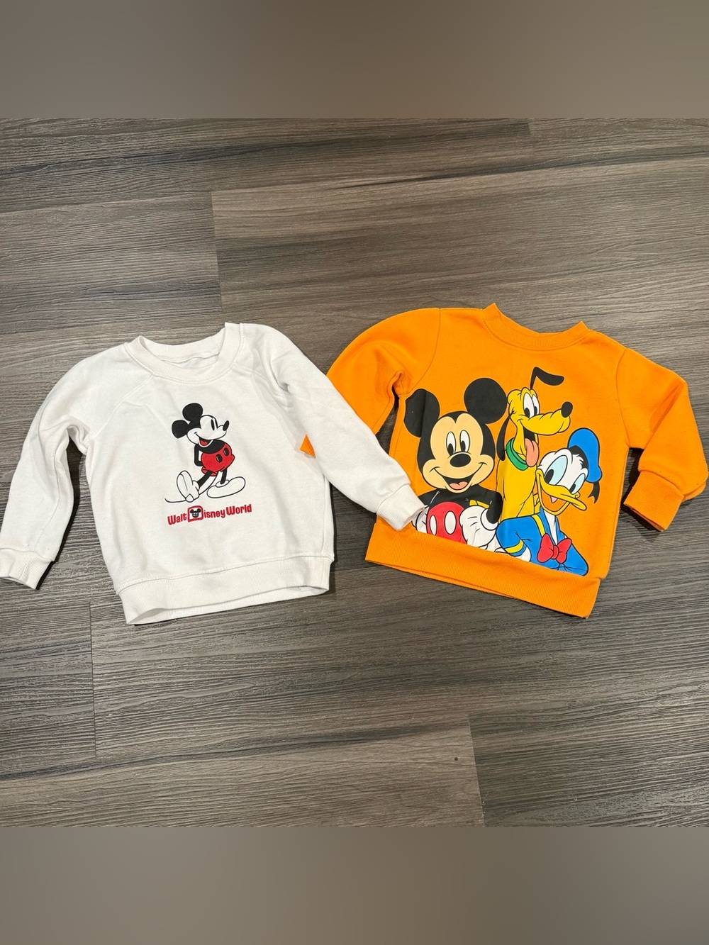 Disney Mickey Mouse Toddler Sweatshirt Lot 18-24M 2T Walt Disney World